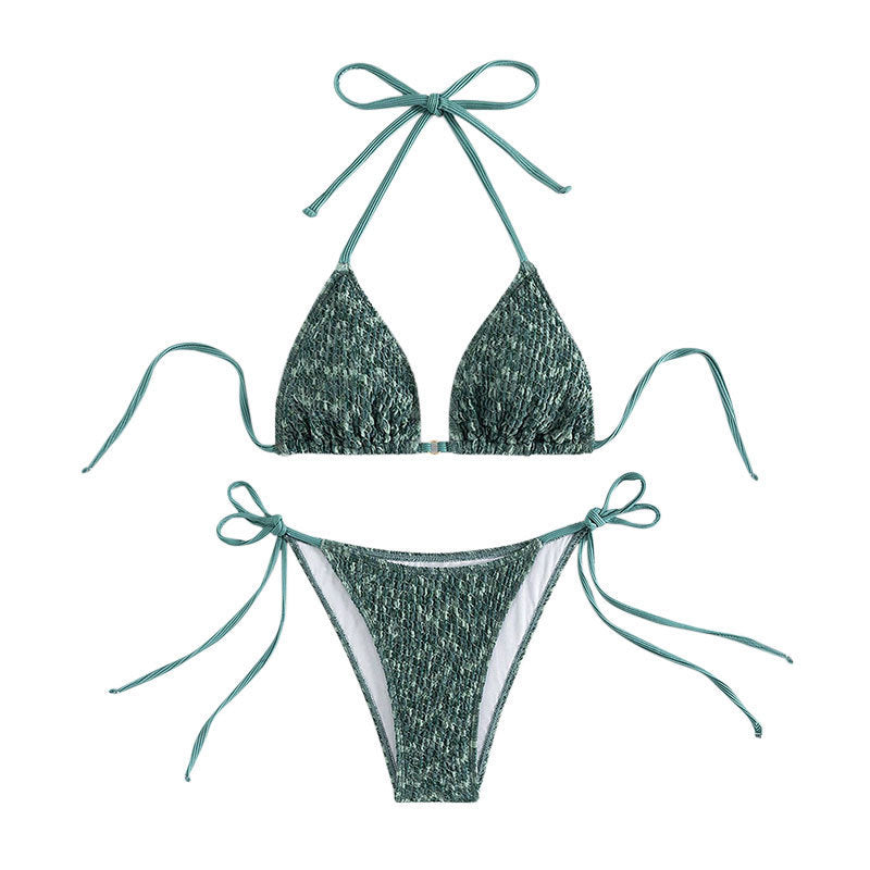 Damen Triangel-Bikini mit raffinierten Bindebändern Drune