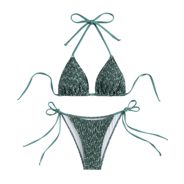 Damen Triangel-Bikini mit raffinierten Bindebändern Drune