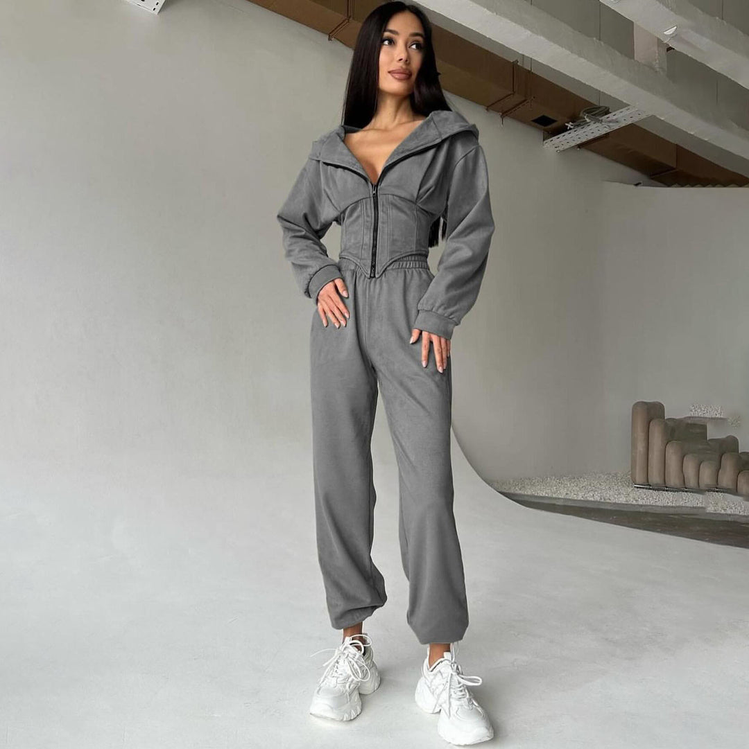 Damen lässiger Sweater-Anzug Drune