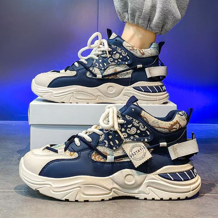 Damen Sportliche Chunky Sneakers mit robustem Design und rutschfester Sohle Drune