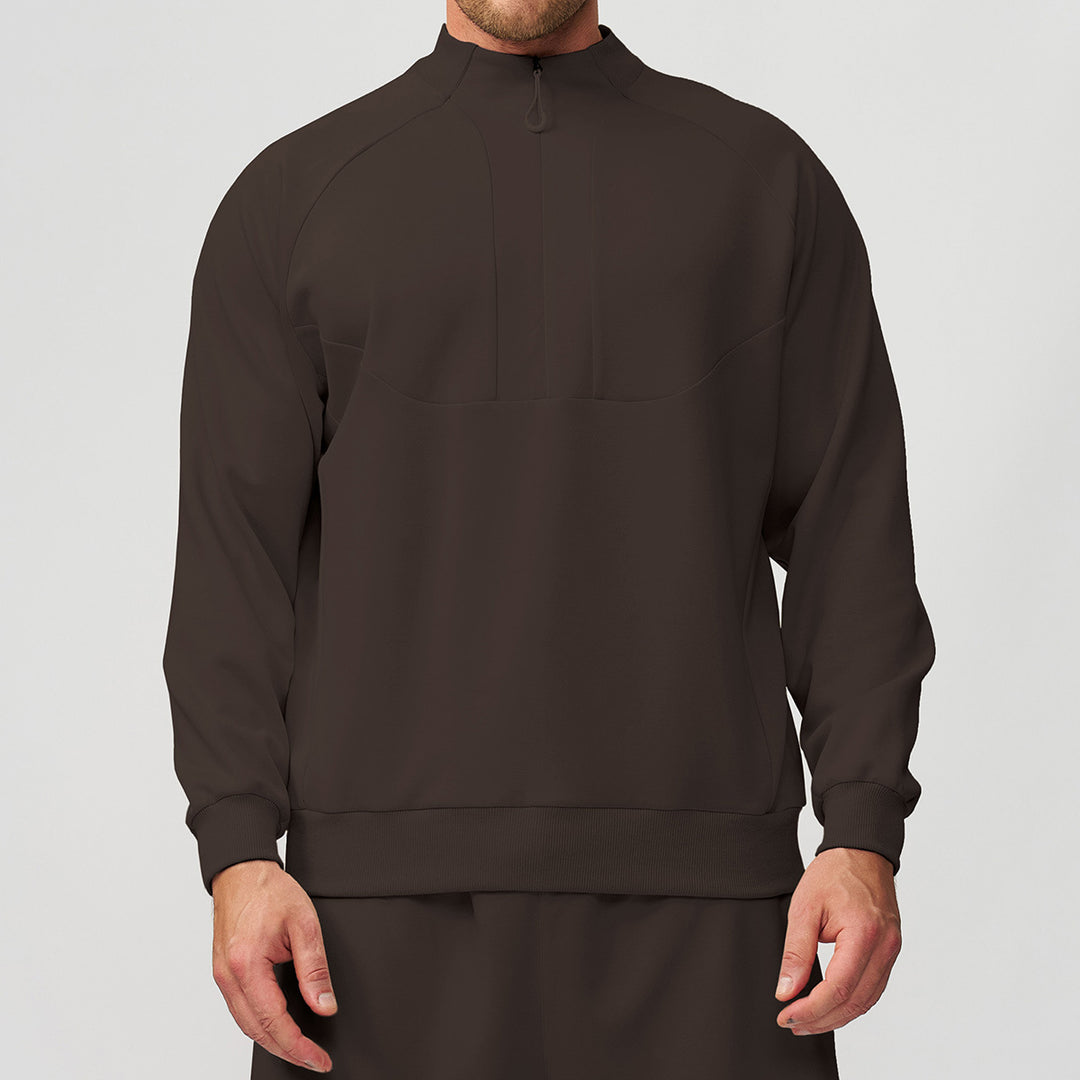 Herren Sportlicher Quarter-Zip Pullover Drune