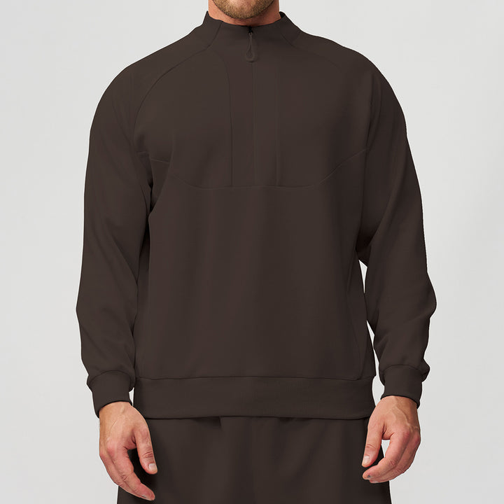 Herren Sportlicher Quarter-Zip Pullover Drune