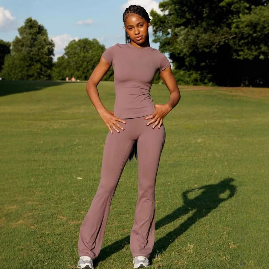 Damen Sportliches Yoga-Outfit Drune