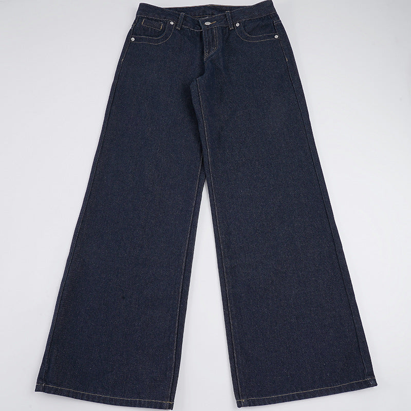 Damen Weite Jeans im lässigen Schnitt Drune