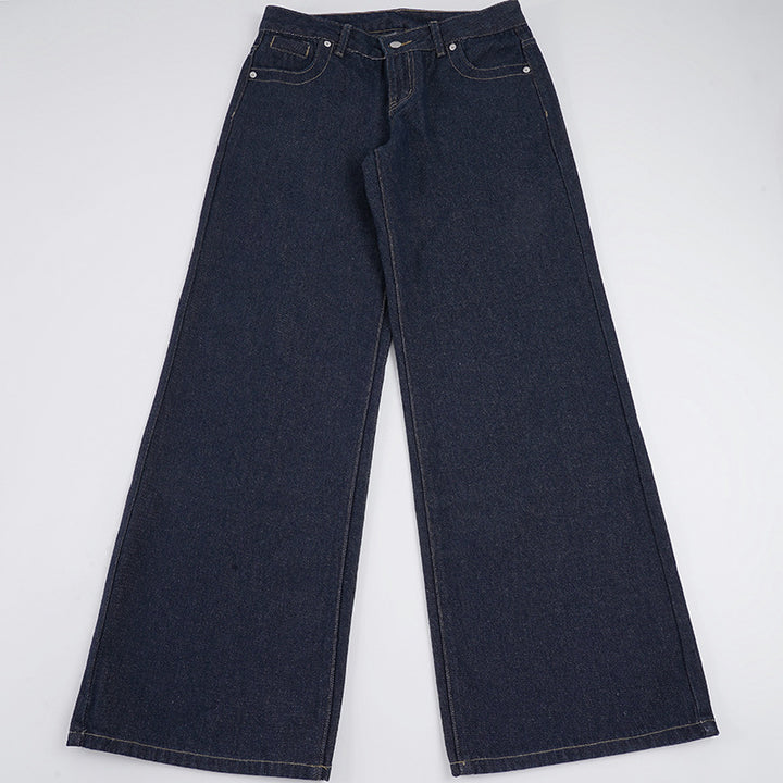 Damen Weite Jeans im lässigen Schnitt Drune