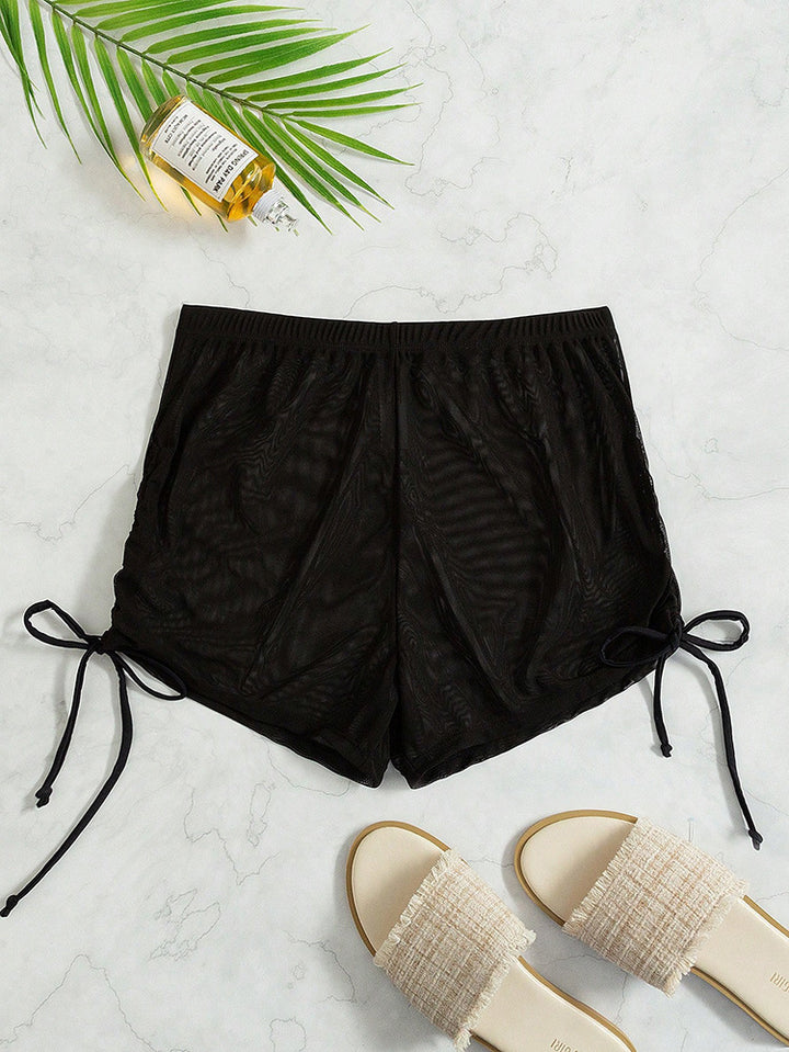 Damen Hochgeschnittene Schwimmshorts Drune