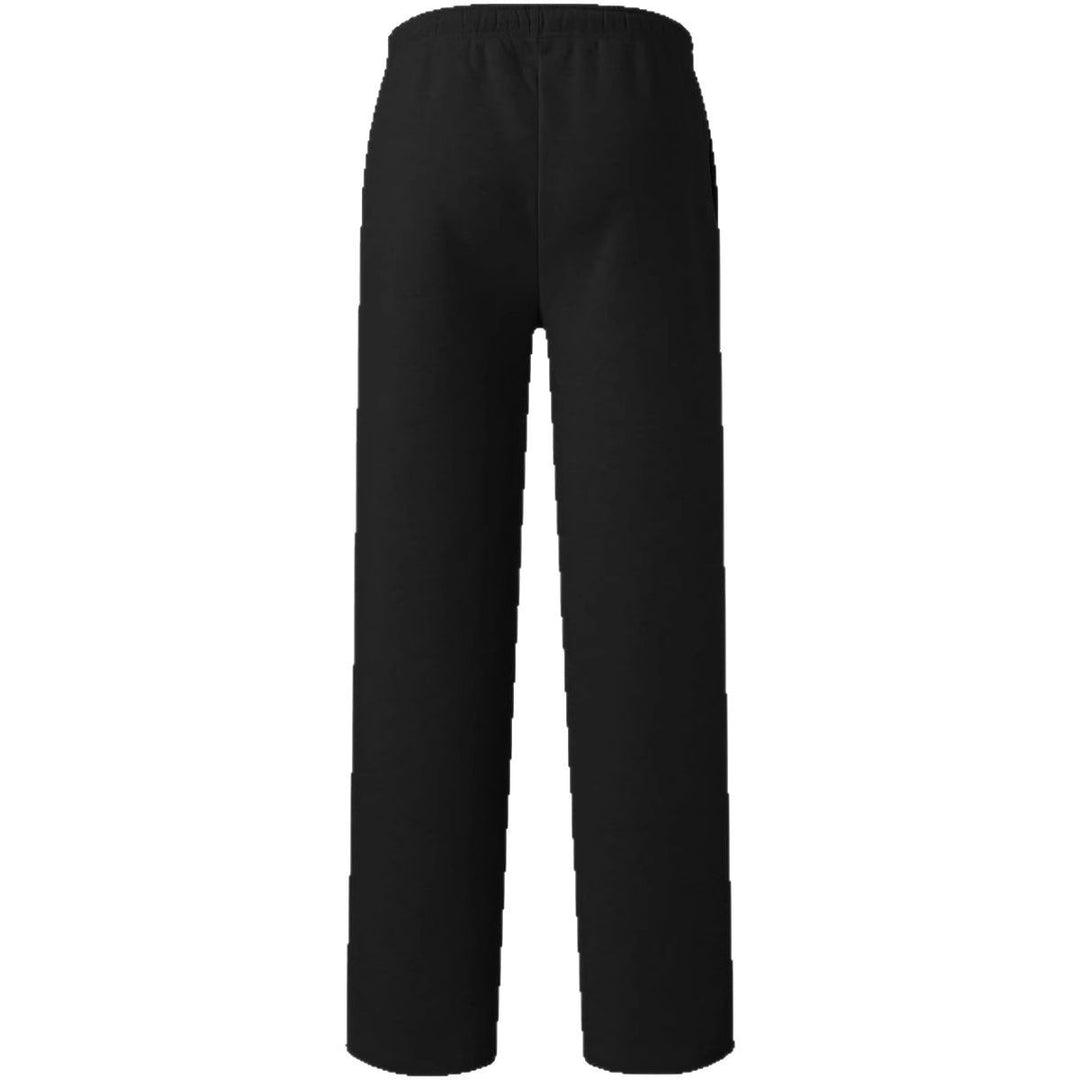 Damen nan weite High‑Waist Palazzo-Loungehose mit elastischem Komfortbund, Kordelzug und seitlichen Eingrifftaschen Drune