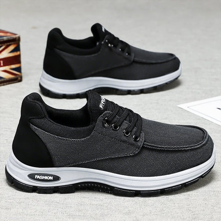Herren nan robuster Freizeit-Outdoor-Sneaker mit verstärkter Zehenkappe, profilierter Gummilaufsohle und stoßdämpfender EVA-Zwischensohle Drune