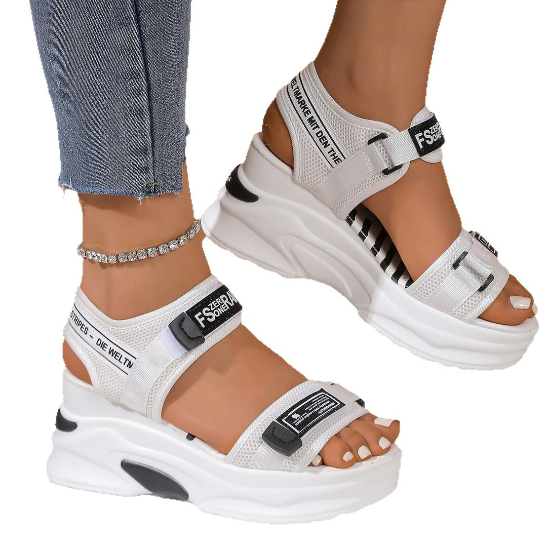 Damen Sportliche Sandalen mit innovativer Dämpfung und verstellbaren Riemen Drune