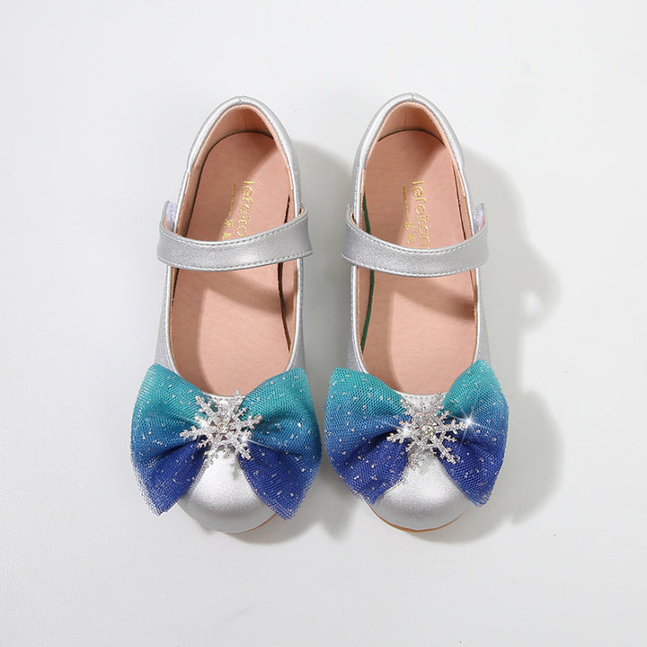 Mädchen Ballerinas mit glitzerndem Schleifen-Design Drune