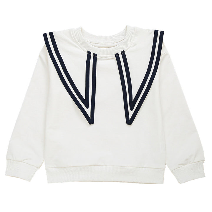 Damen Sweatshirt mit maritimem Kragen Drune