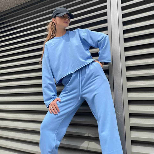 Damen bequemer und stylischer Freizeitanzug Drune