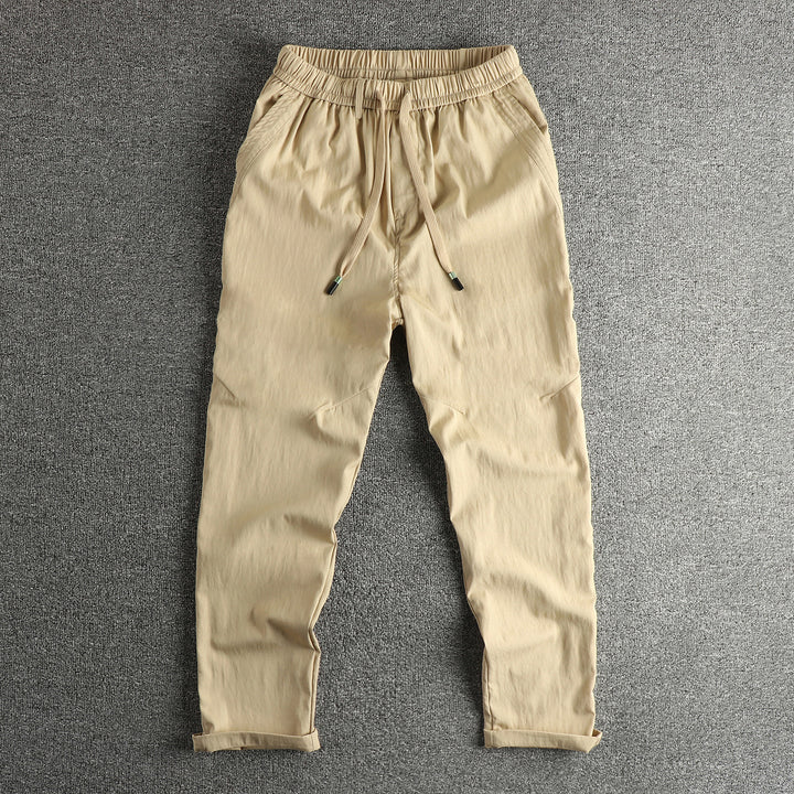 Herren Sportliche Freizeitpants mit elastischem Bund und praktischem Zugband Drune