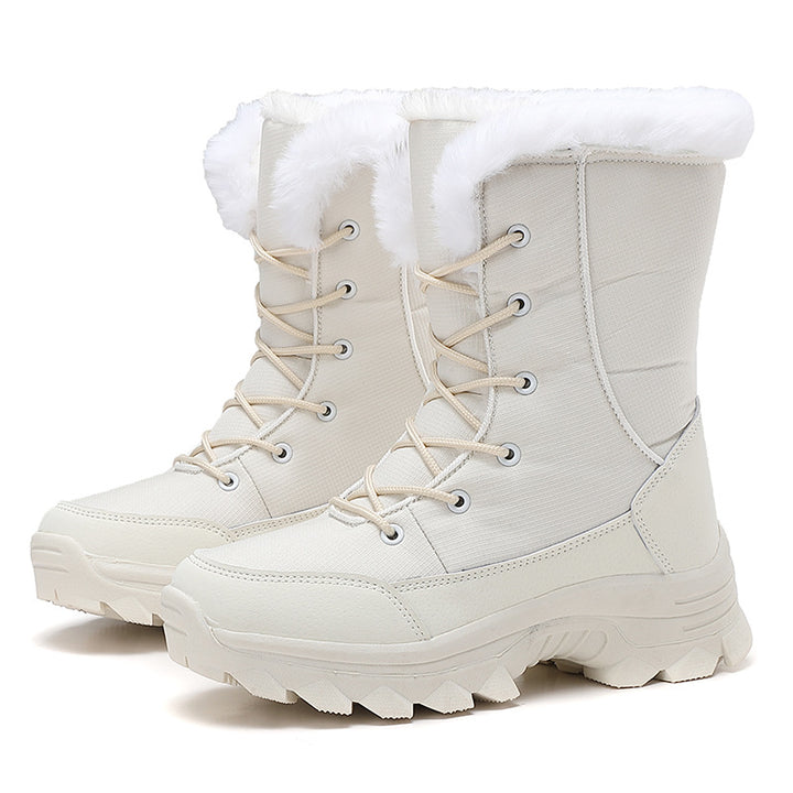 Damen Winterstiefel mit isolierendem Innenfutter und rutschfester Profilsohle Drune