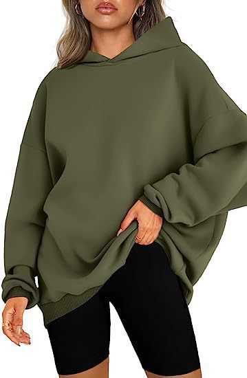 Damen Oversized Kapuzenpullover Drune