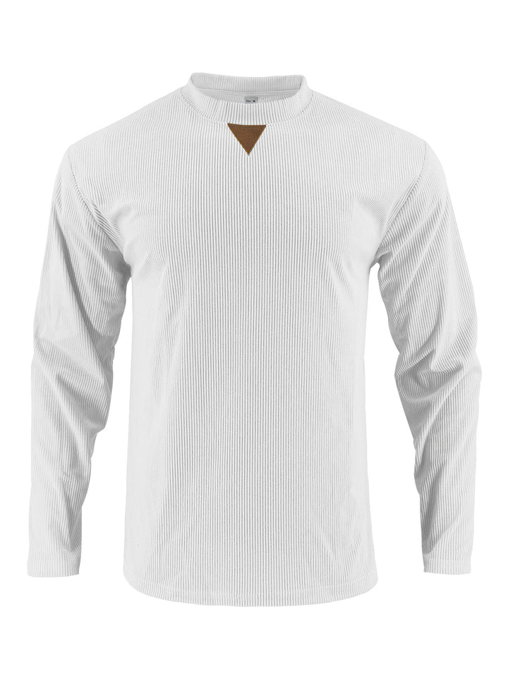 Herren Langarmshirt mit strukturiertem Rippdesign Drune