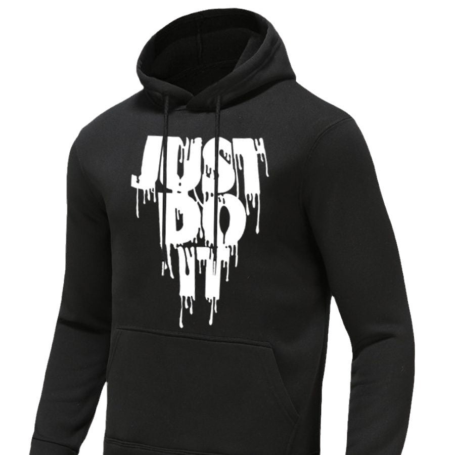 Damen Kapuzenpullover mit kreativen Graffiti-Druck Drune