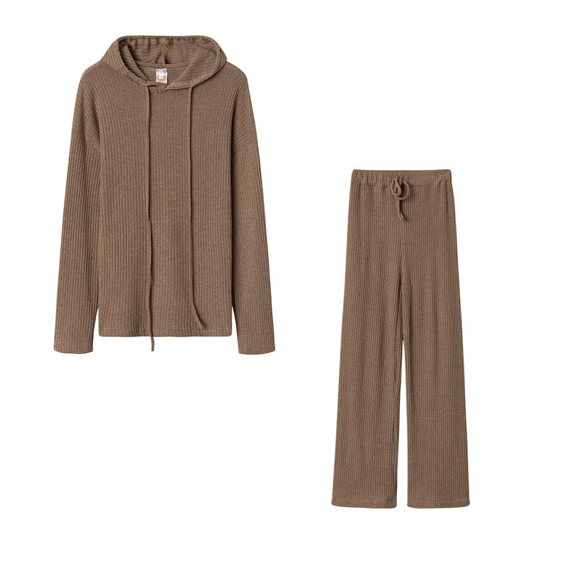 Damen Gemütlicher Pullover und Hose Set Drune