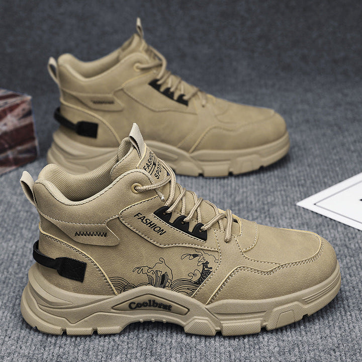 Damen Sportliche High-Top Sneakers mit atmungsaktivem Obermaterial und rutschfester Sohle Drune