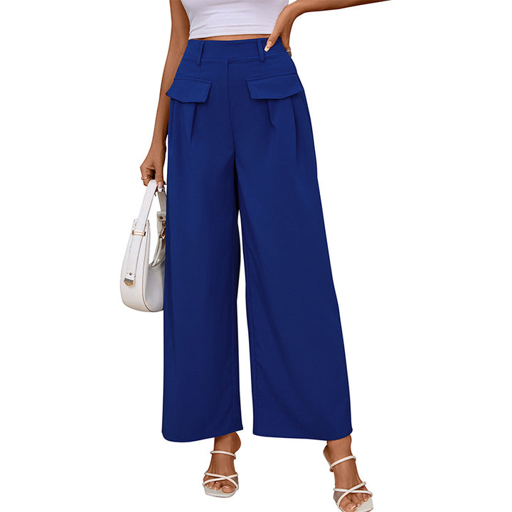 Damen weite Hochbundhose mit praktischen Taschen Drune