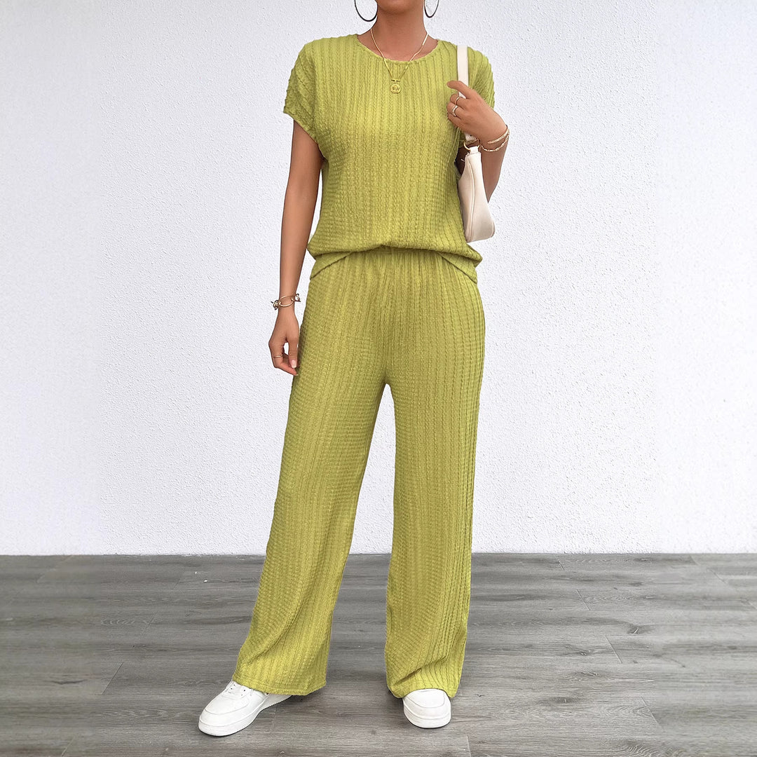 Damen Elegantes Lounge-Set mit feinen Streifen und entspannter Passform Drune