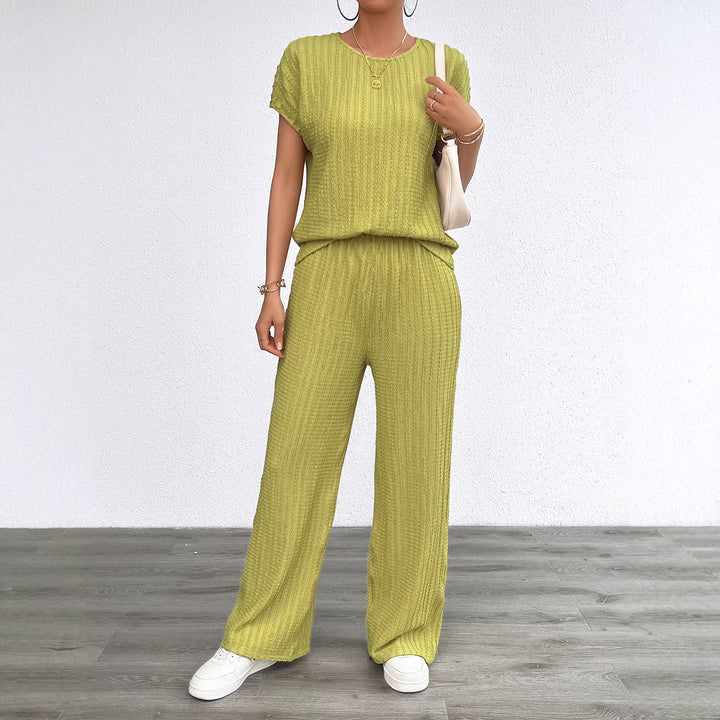Damen Elegantes Lounge-Set mit feinen Streifen und entspannter Passform Drune