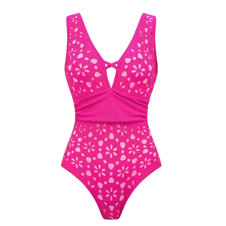 Damen Sonnenanzug mit romantischem Blumendesign Drune