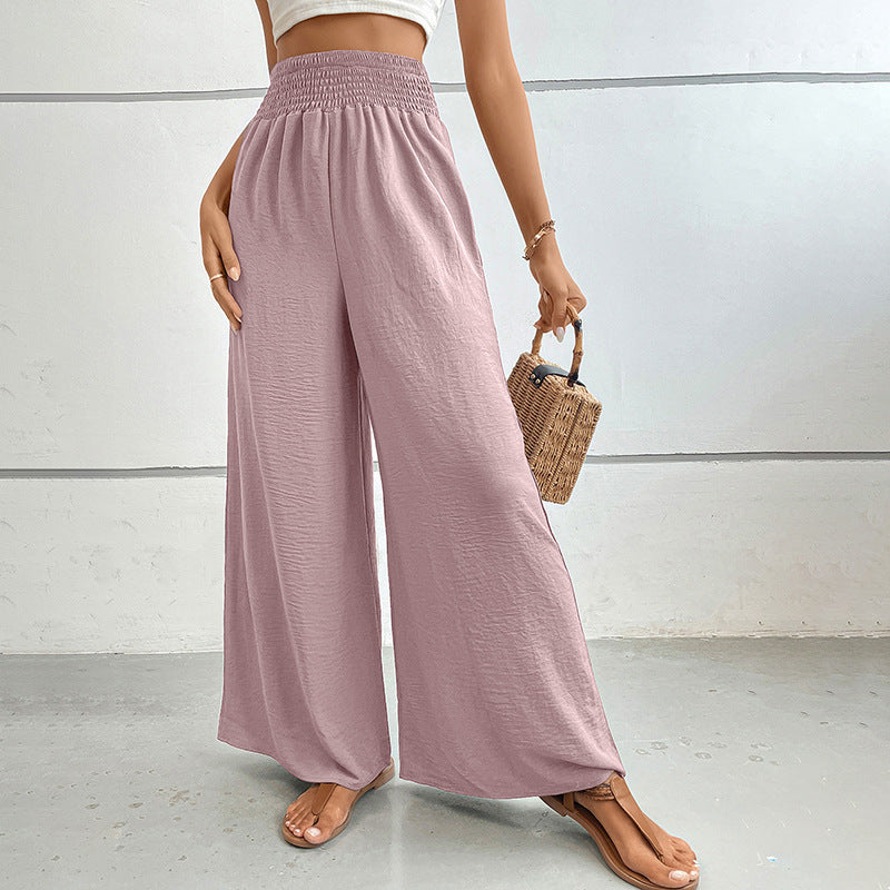 Damen elegante weite Palazzo-Hose Drune