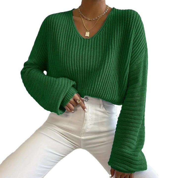 Damen Strickpullover mit luftiger Ajour-Muster und hochwertigen Details Drune