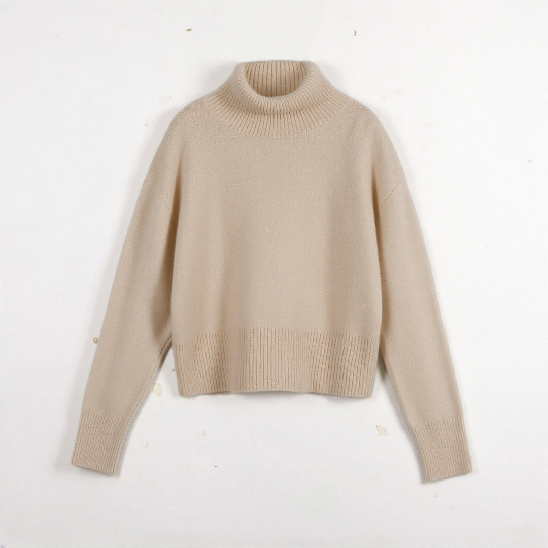 Damen modischer Rollkragenpullover Drune