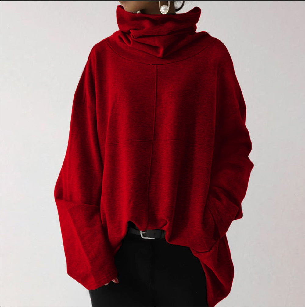 Drune | Trendiger einfarbiger Rollkragenpullover