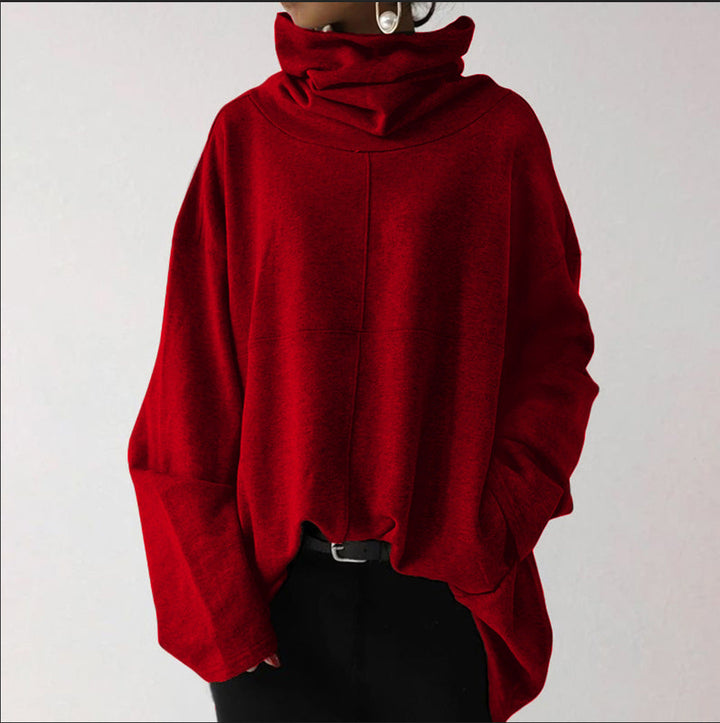 Drune | Trendy solid-color turtleneck sweater