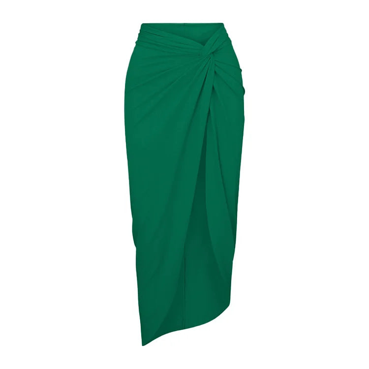 Damen eleganter Badeanzug mit taillierten Rock Drune