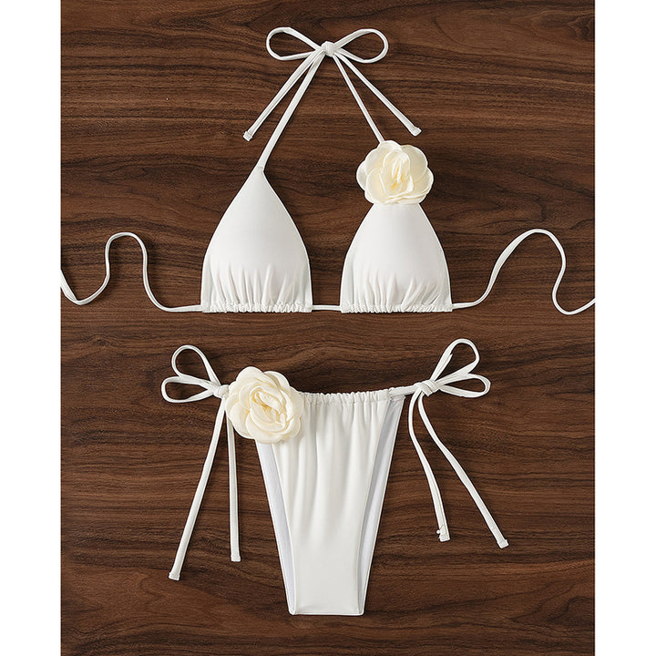 Damen Triangel-Bikini mit verspieltem Schnitt und verstellbaren Trägern Drune