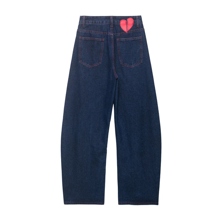 Damen Weite Jeans im lässigen Schnitt Drune