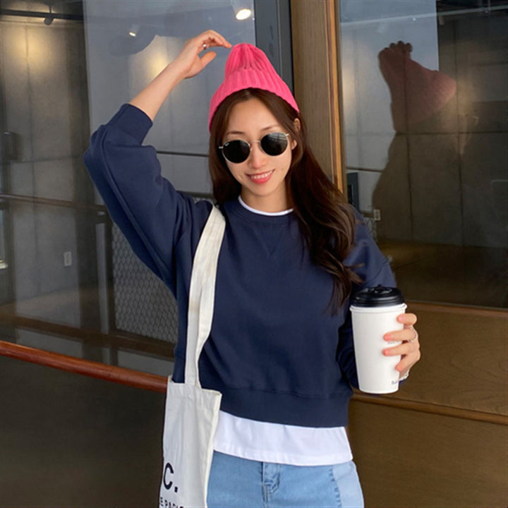 Damen modisches Sweatshirt mit lässigem Schnitt Drune