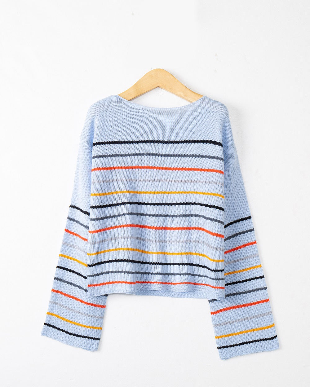 Damen Oversized Streifenpullover aus weichem Material mit weitem Schnitt Drune