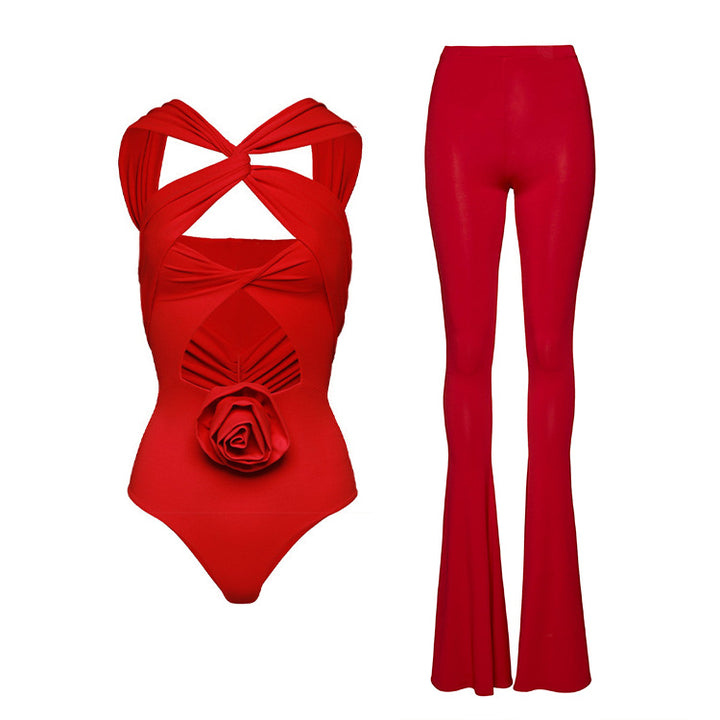 Damen Badeanzug und fließendehose Drune