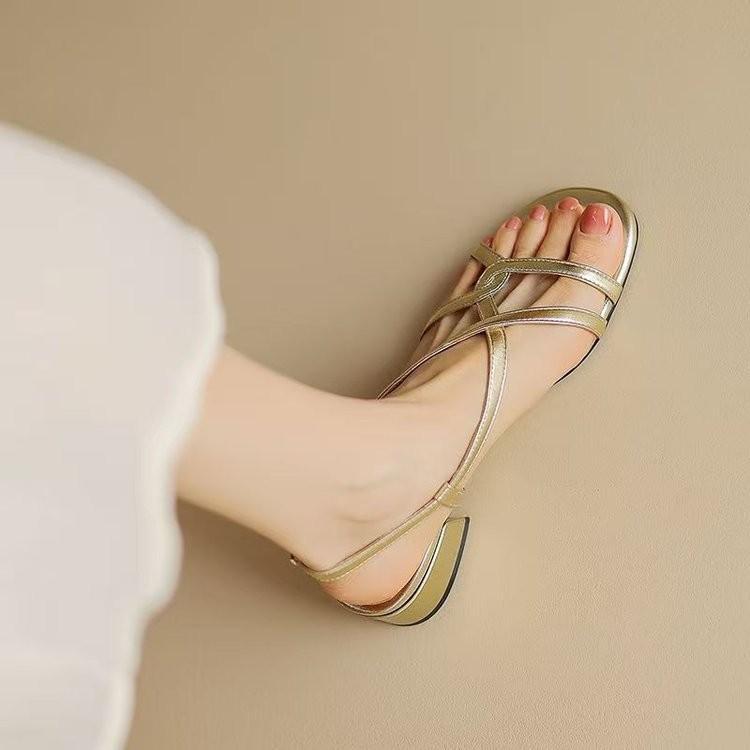 Drune | Stilvolle, Elegante Flache Sandalen