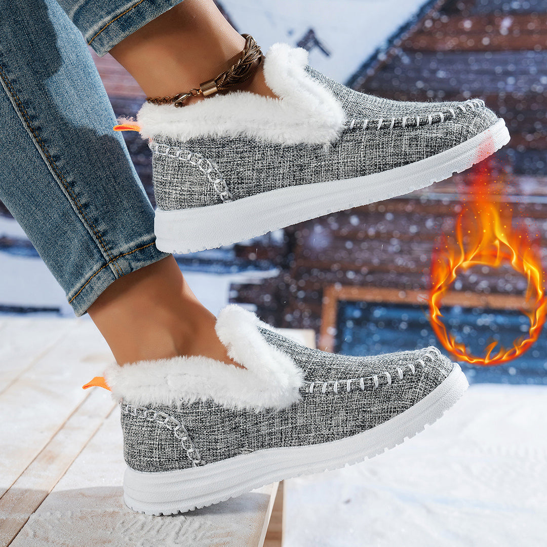 Damen Bequeme und kuschelig gefütterte Sneaker Drune