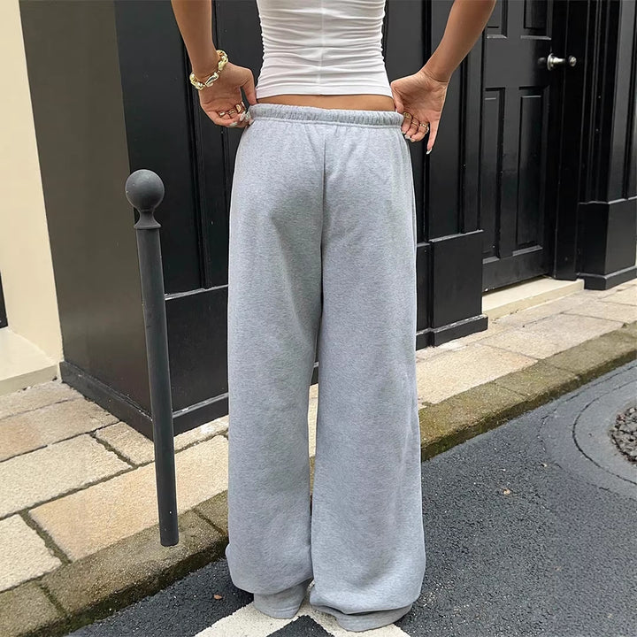Damen Bequeme weite Sporthose mit praktischen Taschen Drune