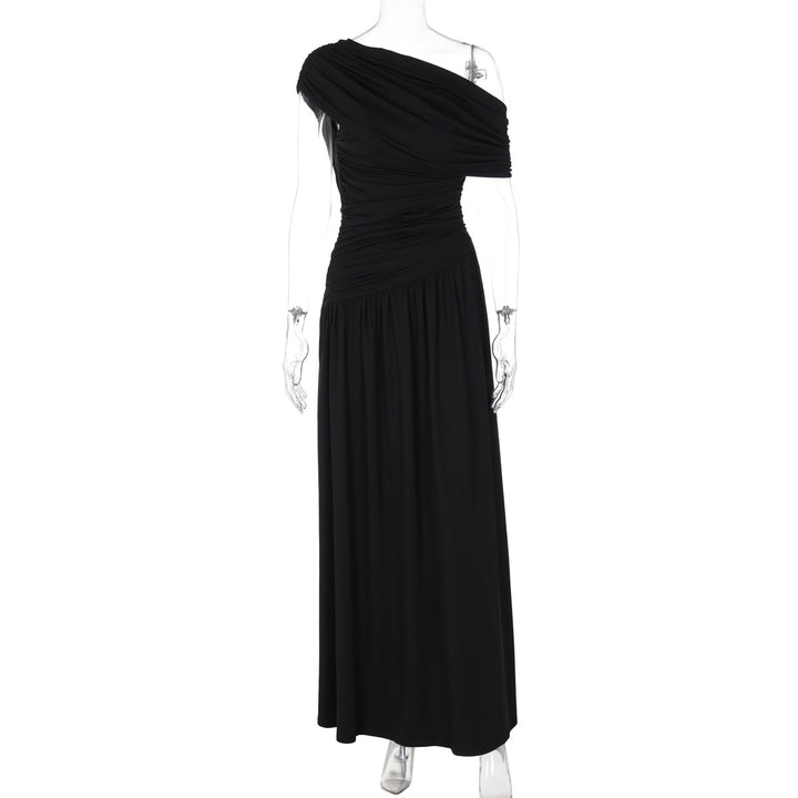 Damen Elegantes Wickel-Maxikleid mit asymmetrischem Schnitt und hochwertigem Jersey Drune