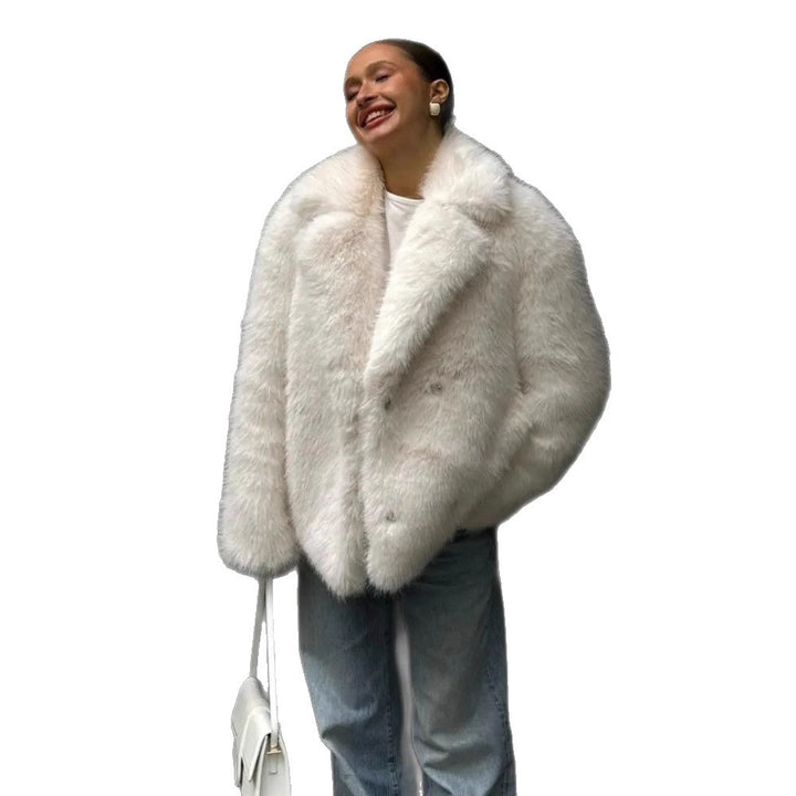 Damen Fleece-Mantel Drune