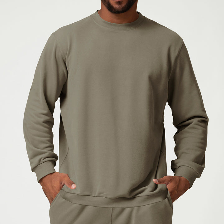 Herren Bequemer Sweatshirt mit Seitentaschen Drune