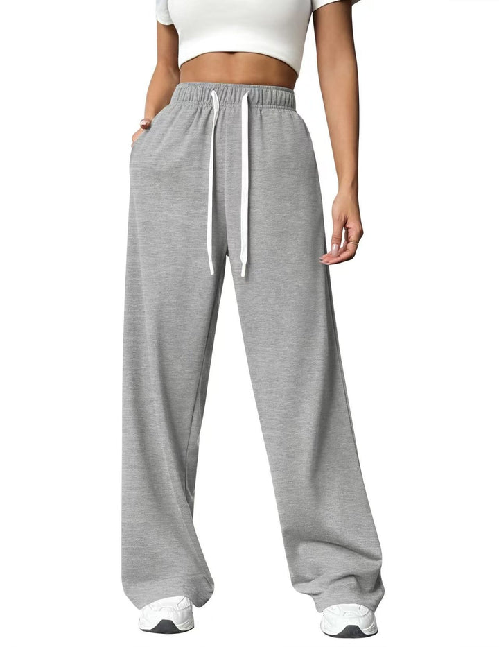 Damen nan gemütliches Lounge-Jogginganzug-Set mit Oversize-Hoodie und elastischer High-Waist Jogginghose Drune