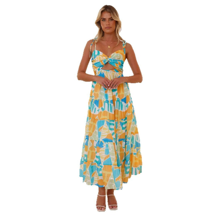 Damen Maxikleid Drune