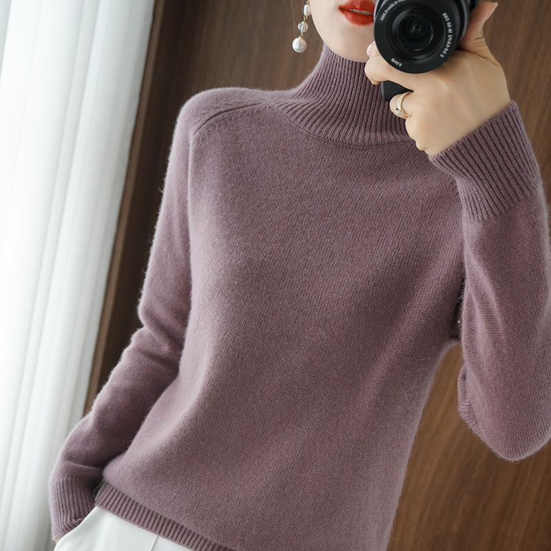 Drune | Modischer Rollkragen-Strickpullover