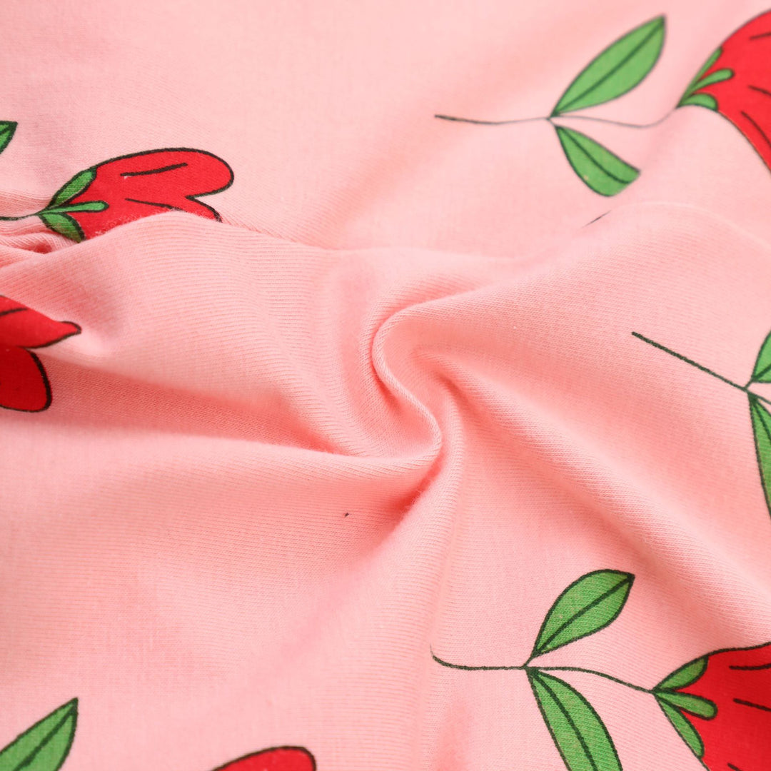 Mädchen Leggings mit verspieltem Blumenmuster Drune