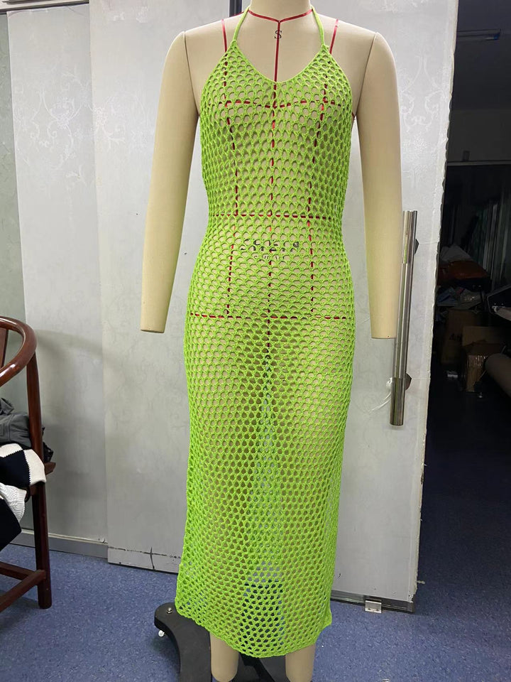 Damen Netzkleid im stylischen figurbetonten Design Drune