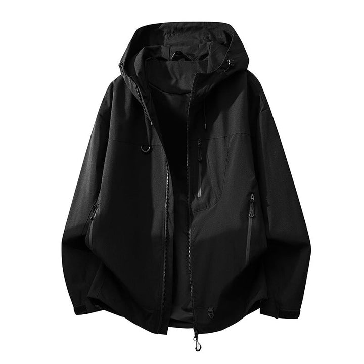 Damen technische Outdoorjacke mit multifunktionalen Taschen und verstellbarem Kapuzensystem Drune